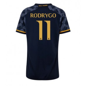 Lacne Ženy Futbalové dres Real Madrid Rodrygo Goes #11 2023-24 Krátky Rukáv - Preč